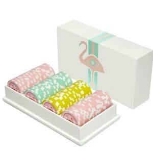 J. Adler poker chip set exclusively made for the Flamingo Hotel Las Vegas. 🦩🦩🦩